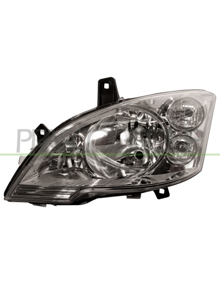PROIETTORE SINISTRO H7+H7+H7 ELETTRICO CON MOTORE MERCEDES V CLASS VITO (W639) Mod. 10-10 - 08-14