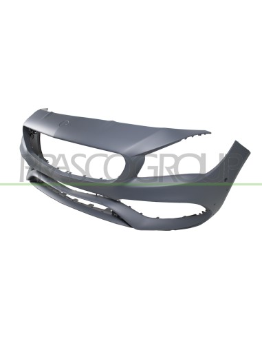 PARAURTI ANTERIORE CON PRIMER CON TAPPO COPRI GANCIO CON FORI PDC+PARK ASSIST MOD. AMG GLA45