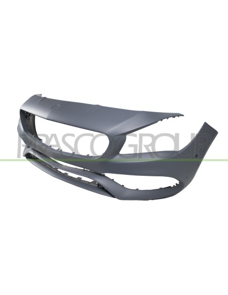 PARAURTI ANTERIORE CON PRIMER CON TAPPO COPRI GANCIO CON FORI PDC+PARK ASSIST MOD. AMG GLA45