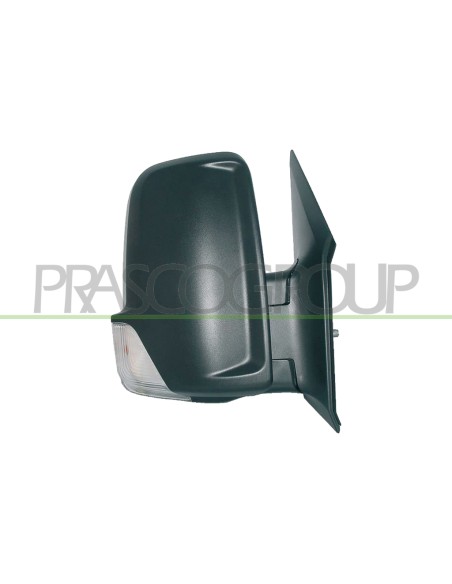 RETROVISORE DESTRO MANUALE NERO CON FANALE CONVESSO VOLKSWAGEN CRAFTER Mod. 01-05 - 06-11