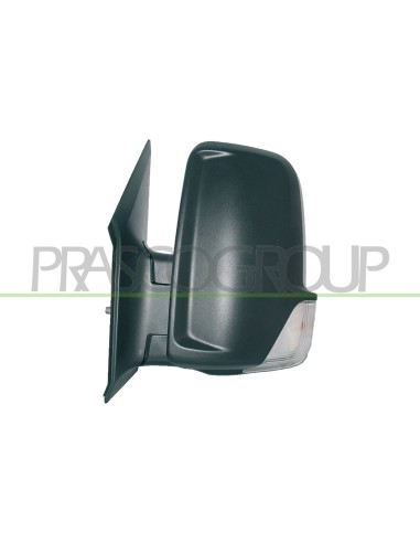 RETROVISORE SINISTRO ELETTRICO NERO TERMICO CON FANALE CONVESSO VOLKSWAGEN CRAFTER Mod. 01-05 - 06-11