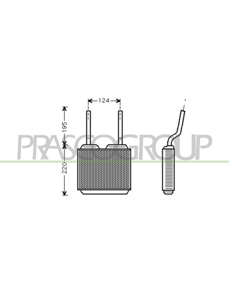 RISCALDATORE OPEL-VAUXHALL VECTRA A VAUXHALL CAVALIER MK III Mod. 08-88 - 10-92