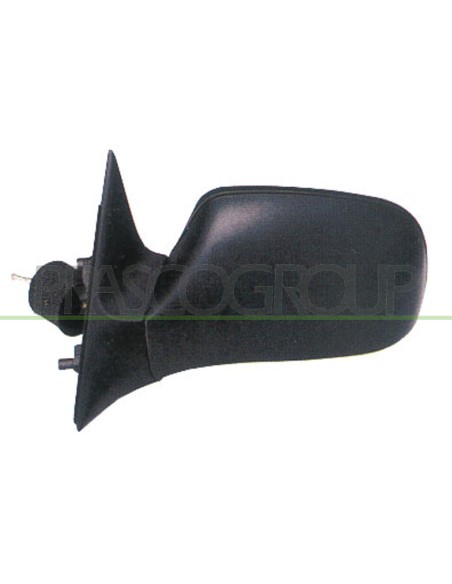 RETROVISORE SINISTRO A LEVA NERO PIATTO OPEL VAUXHALL ASTRA F Mod. 06-94 - 02-98