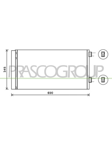 CONDENSATORE MINI - MINI (BMW) R56 - Mod. 11-06 -