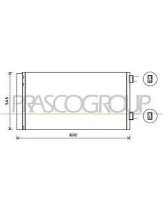 CONDENSATORE MINI - MINI (BMW) R56 - Mod. 11-06 -