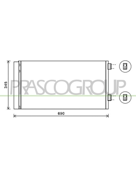 CONDENSATORE MINI - MINI (BMW) R56 - Mod. 11-06 -