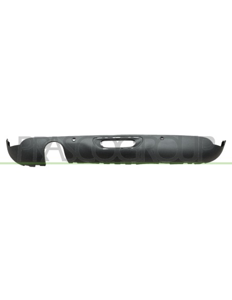 SPOILER PARAURTI POSTERIORE NERO GOFFRATO CON FORI PDC+SUPPORTI MOD. 5 PORTE MINI MINI (BMW) F56-F55-F57 Mod. 03-14 - 02-21