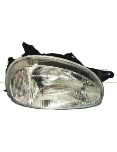 PROIETTORE DESTRO H4 MANUALE VETRO LISCIO OPEL-VAUXHALL CORSA B Mod. 06-97 - 09-00