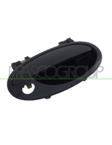 MANIGLIA ANTERIORE DESTRA ESTERNA NERA LISCIA CON FORO NOTTOLINO OPEL-VAUXHALL CORSA COMBO C Mod. 10-03 - 11-11