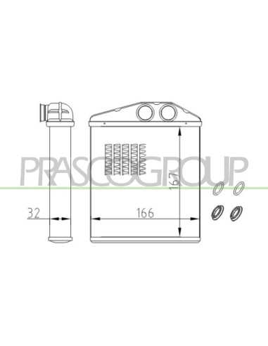 RISCALDATORE OPEL-VAUXHALL TIGRA Mod. 10-94 - 06-04