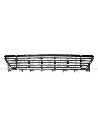 GRIGLIA PARAURTI ANTERIORE CENTRALE NERA OPEL-VAUXHALL CORSA C Mod. 10-03 - 04-06