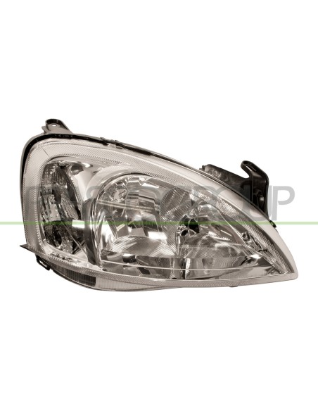 PROIETTORE DESTRO H1+H7 ELETTRICO SENZA MOTORE VERSIONE VALEO OPEL-VAUXHALL CORSA C Mod. 10-03 - 04-06