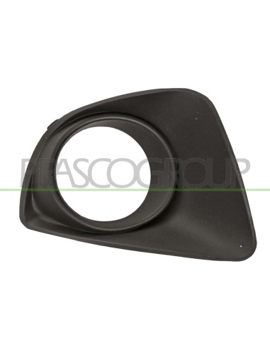 GRIGLIA DESTRA PARAURTI ANTERIORE NERA GOFFRATA CON SEDE FENDINEBBIA MOD. in poi 10 MAZDA 2 (DE) Mod. 01-08 - 09-14