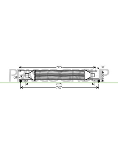 INTERCOOLER OPEL-VAUXHALL CORSA D Mod. 05-06 - 01-11