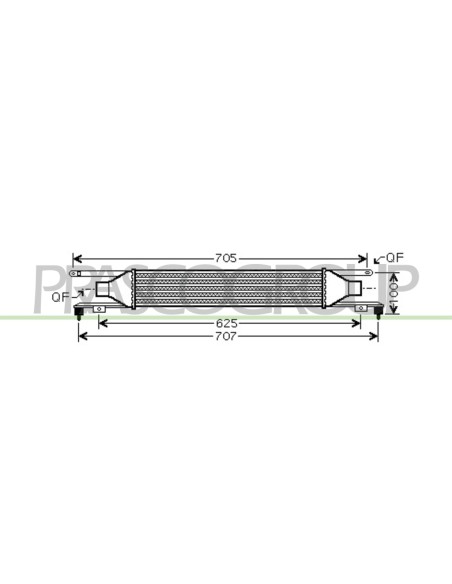 INTERCOOLER OPEL-VAUXHALL CORSA D Mod. 05-06 - 01-11