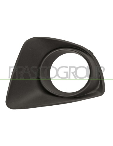 GRIGLIA SINISTRA PARAURTI ANTERIORE NERA GOFFRATA CON SEDE FENDINEBBIA MOD. in poi 10 MAZDA 2 (DE) Mod. 01-08 - 09-14