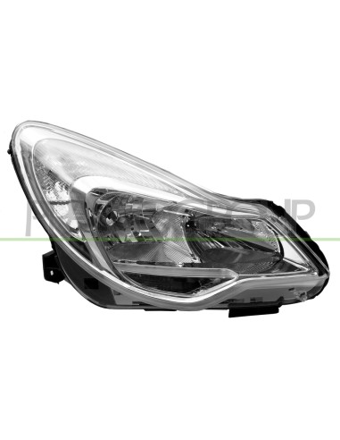 PROIETTORE DESTRO H1+H7 ELETTRICO CON MOTORE OPEL-VAUXHALL CORSA D Mod. 02-11 - 12-14