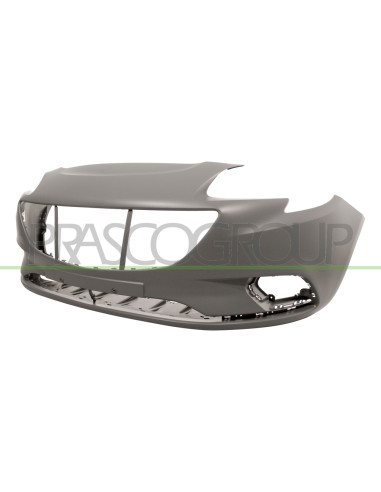 PARAURTI ANTERIORE CON PRIMER CON TAPPO COPRI GANCIO CON TRACCE PDC+PARK ASSIST OPEL-VAUXHALL CORSA E Mod. 01-15 - 11-19