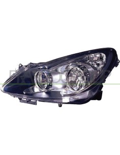PROIETTORE SINISTRO H7+H1 ELETTRICO SENZA MOTORE NERO OPEL-VAUXHALL CORSA D Mod. 05-06 - 01-11