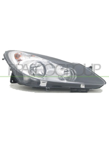 PROIETTORE DESTRO H7+H1 ELETTRICO CON MOTORE NERO OPEL-VAUXHALL CORSA D Mod. 05-06 - 01-11