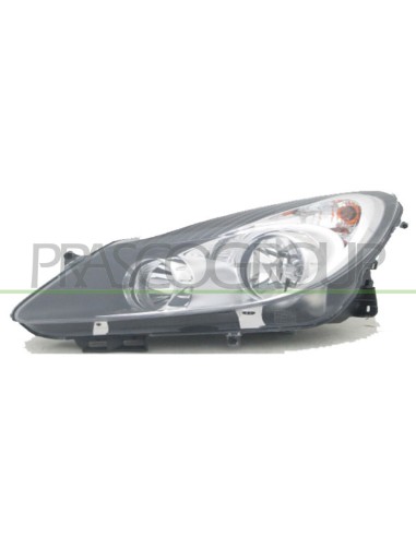 PROIETTORE SINISTRO H7+H1 ELETTRICO CON MOTORE NERO OPEL-VAUXHALL CORSA D Mod. 05-06 - 01-11