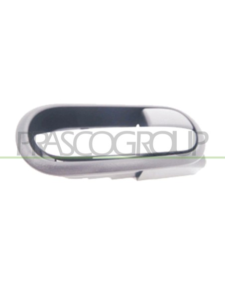 MANIGLIA ANTERIORE-POSTERIORE DESTRA INTERNA CON LEVA ARGENTO MOSTRINA GRIGIA MAZDA 2 (DE) Mod. 01-08 - 09-14