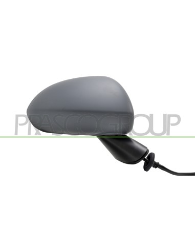 RETROVISORE DESTRO ELETTRICO CON PRIMER TERMICO CON BRACCIO NERO CONVESSO 5 PINS