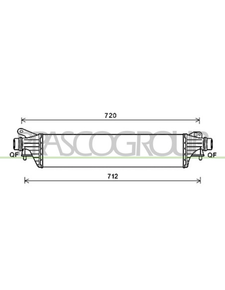 INTERCOOLER OPEL-VAUXHALL CORSA E Mod. 01-15 - 11-19