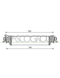 INTERCOOLER OPEL-VAUXHALL - CORSA E - Mod. 01-15 -