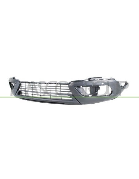 PARAURTI ANTERIORE INFERIORE NERO GOFFRATO CON FORI PDC+SUPPORTI OPEL-VAUXHALL CROSSLAND X Mod. 08-17 - 12-20