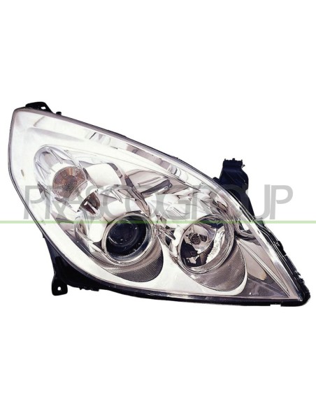 PROIETTORE DESTRO H1+H7 ELETTRICO CROMATO CON MOTORE OPEL-VAUXHALL VECTRA C Mod. 11-05 - 10-08