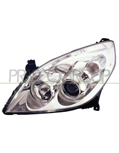 PROIETTORE SINISTRO H1+H7 ELETTRICO CROMATO CON MOTORE OPEL-VAUXHALL VECTRA C Mod. 11-05 - 10-08