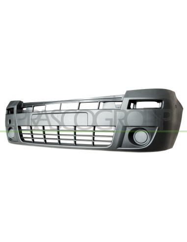 PARAURTI ANTERIORE NERO GOFFRATO CON PREDISPOSIZIONE FENDI OPEL-VAUXHALL MOVANO Mod. 01-04 - 12-09