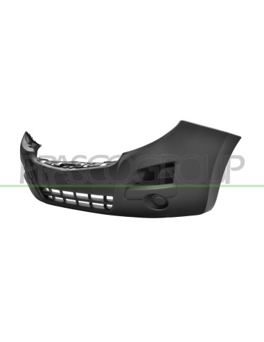PARAURTI ANTERIORE NERO GOFFRATO CON TAPPO COPRIGANCIO CON TRACCE FENDI OPEL-VAUXHALL MOVANO Mod. 01-10 - 06-14