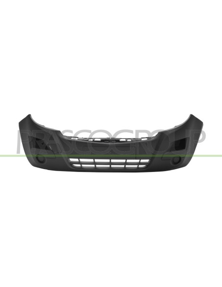 PARAURTI ANTERIORE NERO GOFFRATO CON TAPPO COPRIGANCIO CON TRACCE FENDI OPEL-VAUXHALL MOVANO Mod. 01-10 - 06-14