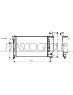 RADIATORE PEUGEOT 106 Mod. 07-96 - 07-98