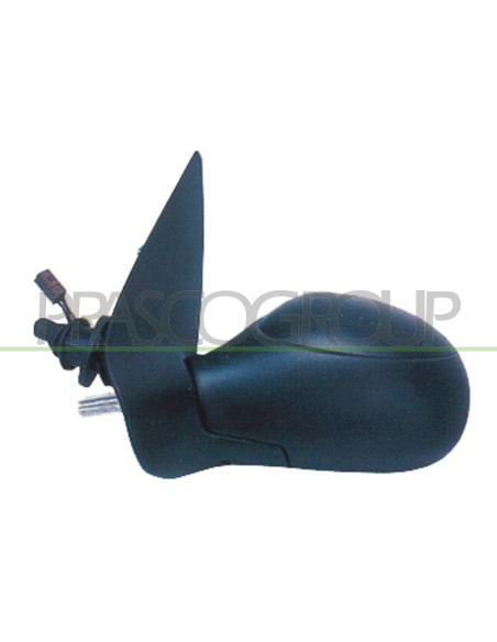 RETROVISORE SINISTRO A CAVI NERO ASFERICO PEUGEOT 206 Mod. 08-98 - 07-09