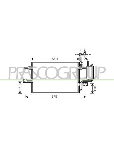 CONDENSATORE OPEL-VAUXHALL - MERIVA - Mod. 04-03 -