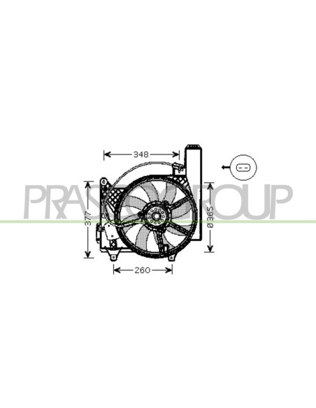 VENTOLA OPEL-VAUXHALL MERIVA Mod. 04-03 - 04-06