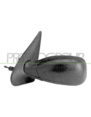 RETROVISORE SINISTRO A CAVI NERO CONVESSO PEUGEOT 306 Mod. 05-93 - 04-97