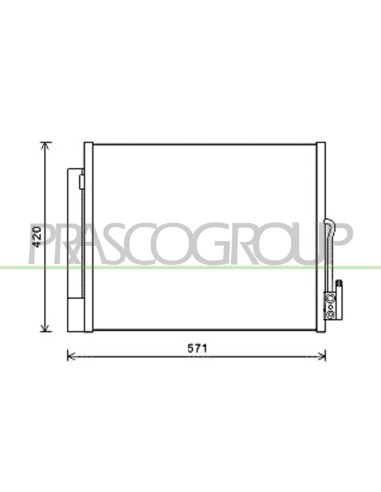 CONDENSATORE OPEL-VAUXHALL - MERIVA B - Mod. 04-10