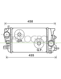 INTERCOOLER OPEL-VAUXHALL - MERIVA B - Mod. 04-10
