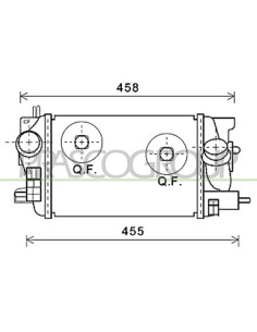 INTERCOOLER OPEL-VAUXHALL - MERIVA B - Mod. 04-10