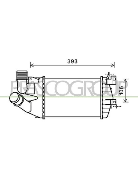 INTERCOOLER OPEL-VAUXHALL ASTRA H Mod. 01-04 - 12-06
