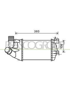 INTERCOOLER OPEL-VAUXHALL - ASTRA H - Mod. 01-04 -