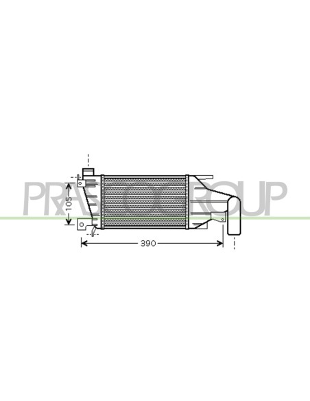INTERCOOLER OPEL-VAUXHALL ASTRA H Mod. 01-04 - 12-06