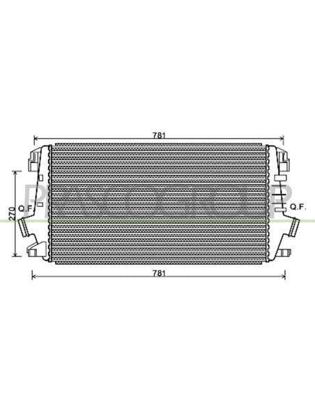INTERCOOLER OPEL-VAUXHALL ASTRA H Mod. 01-07 - 11-09