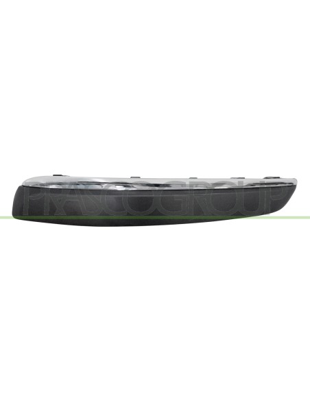 MODANATURA DESTRA PARAURTI ANTERIORE CON PRIMER CON PROFILO CROMATO PEUGEOT 407 Mod. 01-04 - 12-07
