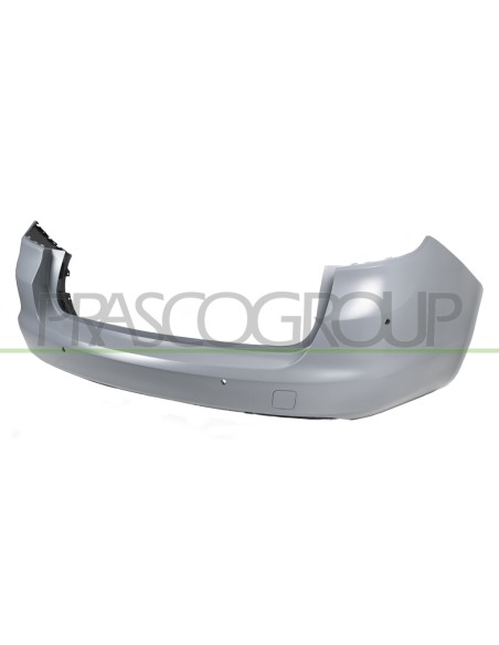 PARAURTI POSTERIORE CON PRIMER CON TAPPO COPRI GANCIO CON FORI PDC E TRACCE PARK ASSIST MOD. STATION WAGON