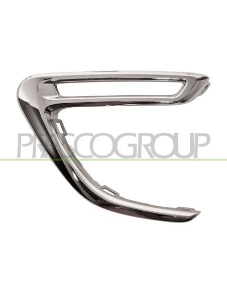 MODANATURA DESTRA GRIGLIA RADIATORE PARAURTI ANTERIORE CROMATA PEUGEOT 108 Mod. 05-14